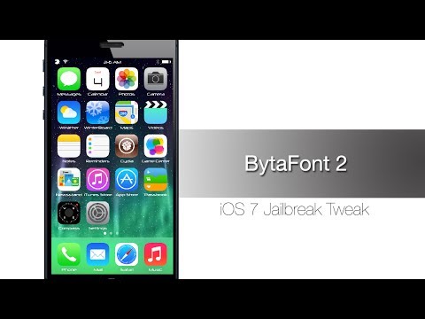 Как изменить шрифт в iOS 7