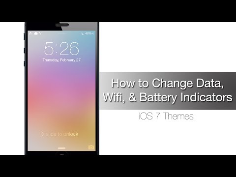 Как изменить индикаторы батареи, Wi-Fi и данных iPhone на iOS 7