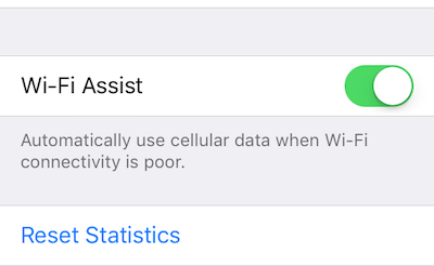 Как работает Wi-Fi Assist в iOS 9;  и как это отключить