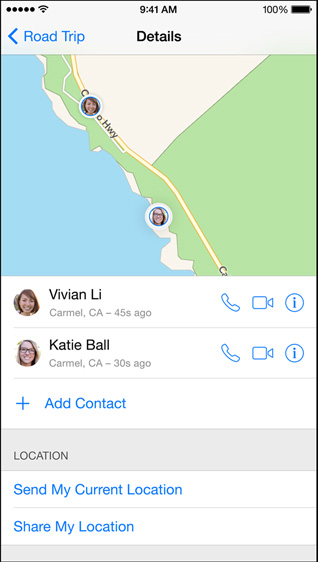 Как поделиться своим местоположением с друзьями в приложении Сообщения в iOS 8