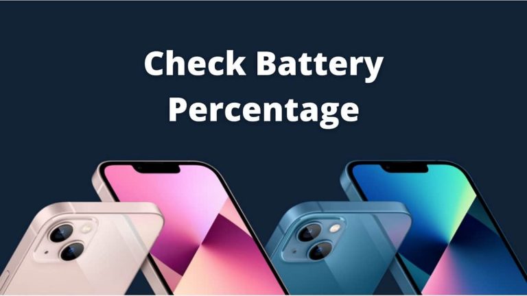 Как проверить процент заряда батареи на iPhone 13 или iPhone 13 Pro