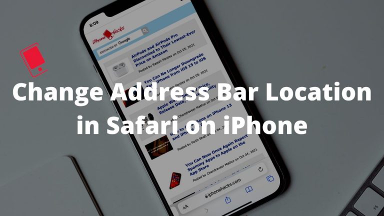Как изменить расположение адресной строки в Safari на iPhone