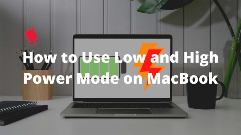 Как использовать режим низкого и высокого энергопотребления на вашем MacBook